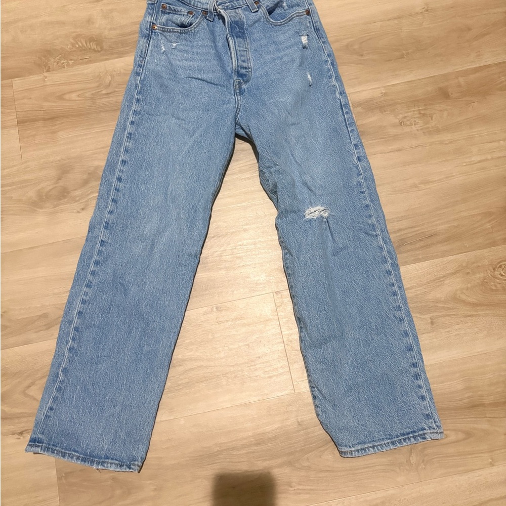 Levi’s ribcage straight jeans